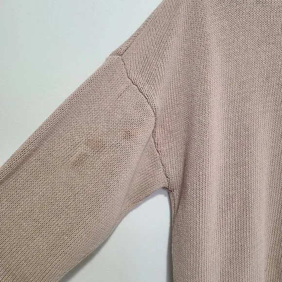 NWT Amour Vert Texture Cotton Cardigan Biscotti size M - Picture 11 of 11